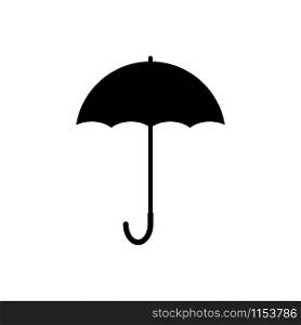 Umbrella vector icon isolated on white background