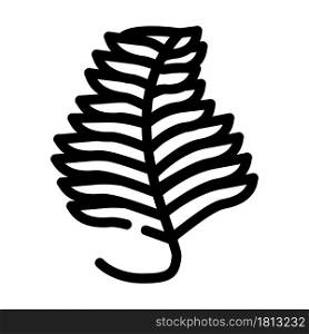 undaria plumose seaweed line icon vector. undaria plumose seaweed sign. isolated contour symbol black illustration. undaria plumose seaweed line icon vector illustration