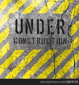 Under Construction Illustration. Vector