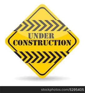 Under Construction. Isolated on White Background. Vector Illustration Eps10. Under Construction. Vector Illustration