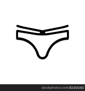 Underpants icon symbol illustration design template