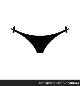 Underpants icon symbol illustration design template