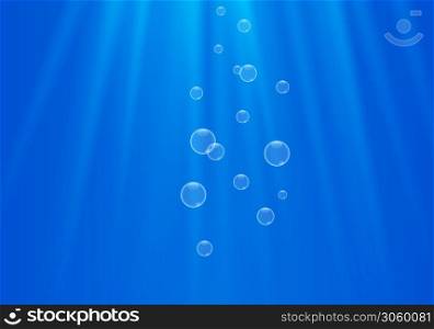 Underwater background vector illustration