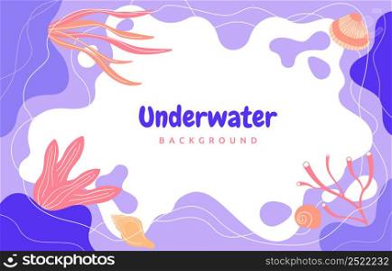 Underwater Life Sea Ocean Beach Abstract Wave Background