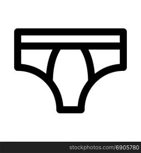 underwear, icon on isolated background