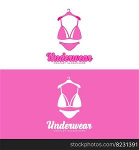 Underwear Logo, Women’s Bra Vector, Women’s Fashion Design