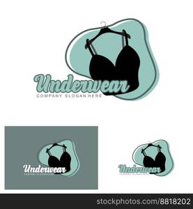 Underwear Logo, Women’s Bra Vector, Women’s Fashion Design