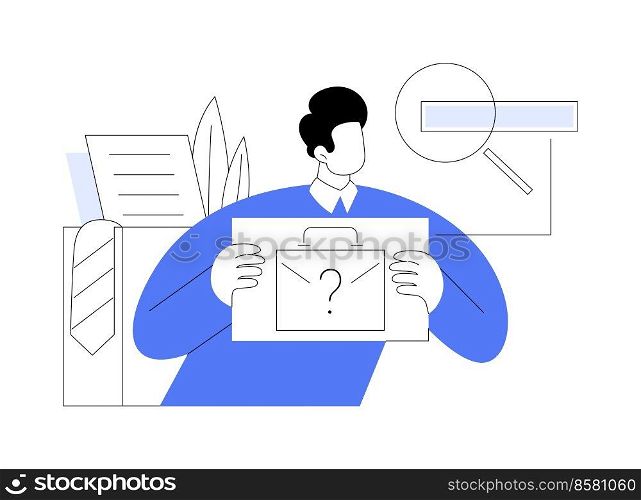 Unemployment abstract concept vector illustration. Temporary unemployment rate, problem finding work, economic crisis statistics, job search process, insurance application abstract metaphor.. Unemployment abstract concept vector illustration.