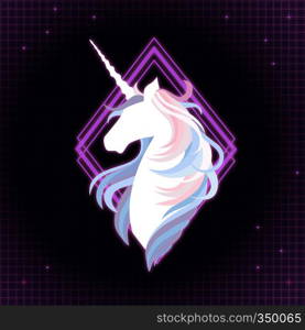 unicorn theme vector art