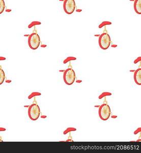 Unicycle pattern seamless background texture repeat wallpaper geometric vector. Unicycle pattern seamless vector