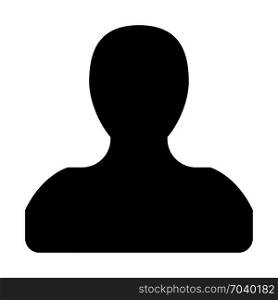 unidentified user, icon on isolated background