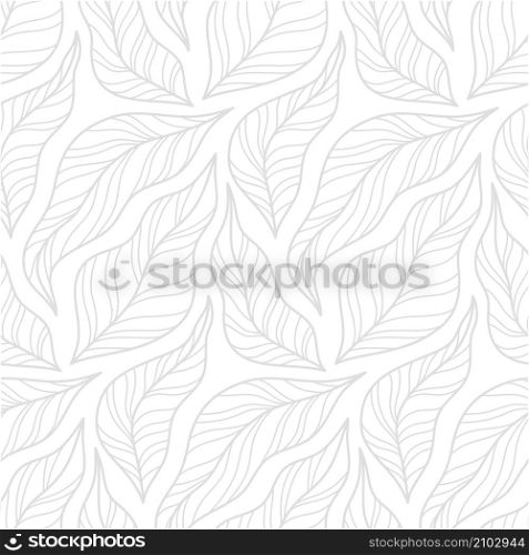 Unique elegant leaves vector seamless pattern design. Awesome for fabric, textile, background, wallpaper, scrap booking, gift wrap, accessories, and clothing. Surface pattern design.