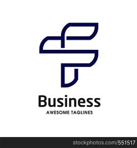 unique letter F creative logo template vector illustration, Logo for corporate identity of company of letter F