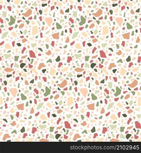 Unique vintage modern terrazzo vector seamless pattern design. Awesome for fabric, textile, background, wallpaper, scrap booking, gift wrap, accessories, and clothing. Surface pattern design.