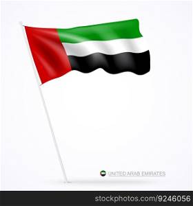 United arab emirates flag design banner