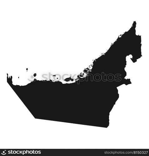 United Arab Emirates map icon vector illustration design