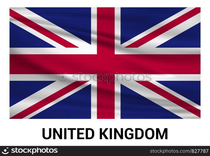 United Kingdom flag design vector