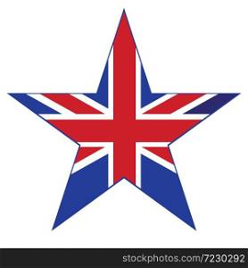United Kingdom,of vector flag, icon sticker.