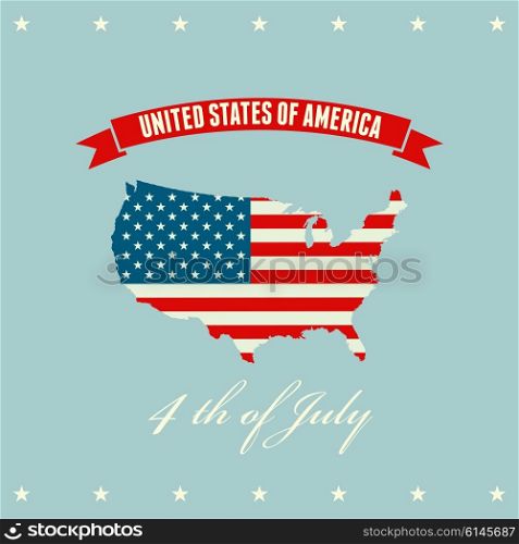 United States flag. Independence day background. United States flag. USA flag. American symbol. USA map