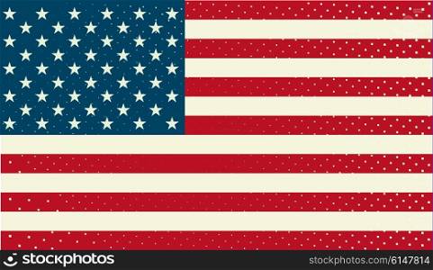 United States flag. Independence day background. United States flag. USA flag. American symbol. Retro style