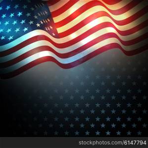 United States flag. United States flag. USA Independence Day background. Fourth of July celebrate