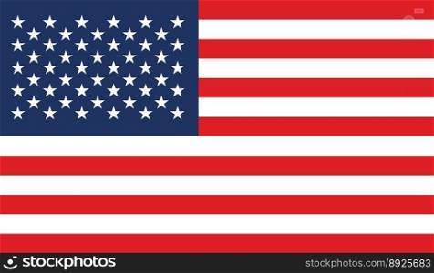United states flag vector image