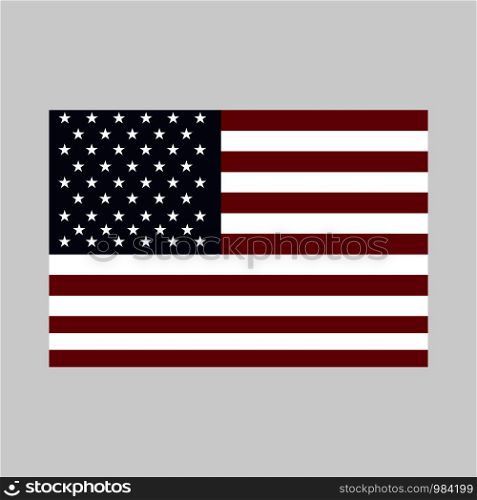 United states national flag. Vector illustration background. United states national flag