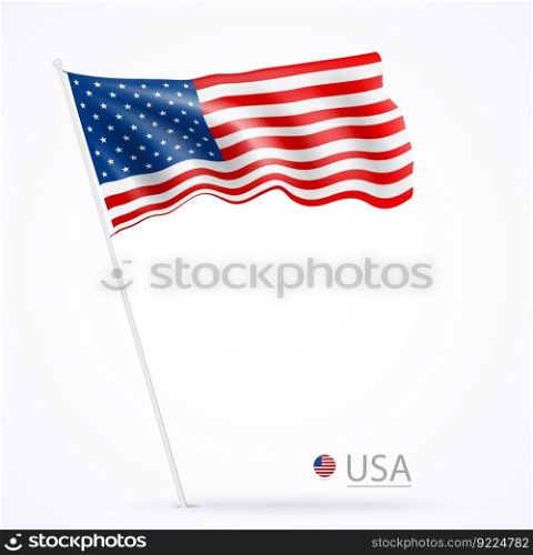 United states of america flags banner	