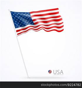 United states of america flags banner	