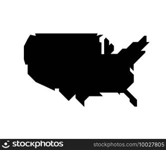 UNITED STATES OF AMERICA MAP, USA vector, Independence day background