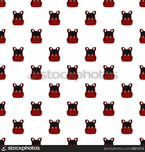 Universal backpack pattern seamless vector repeat for any web design. Universal backpack pattern seamless vector