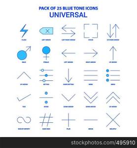 Universal Blue Tone Icon Pack - 25 Icon Sets