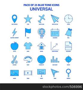 Universal Blue Tone Icon Pack - 25 Icon Sets