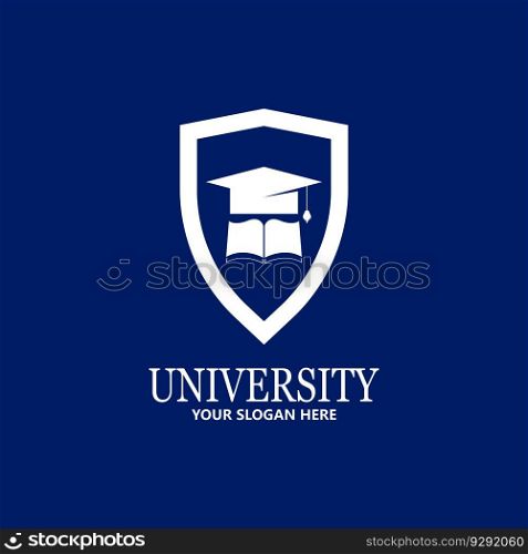 University  Academy  School and Course logo design template
