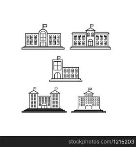 University icon design vector template