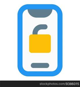 unlock smartphone using secure passcode. High quality photo. unlock smartphone using secure passcode.
