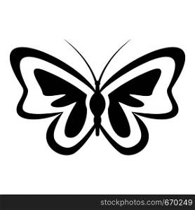 Unusual butterfly icon. Simple illustration of unusual butterfly vector icon for web. Unusual butterfly icon, simple style.