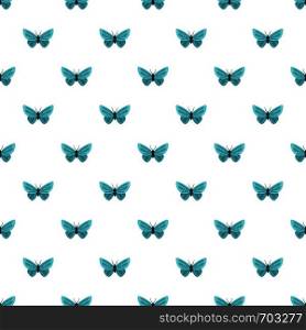 Unusual butterfly pattern seamless in flat style for any design. Unusual butterfly pattern seamless