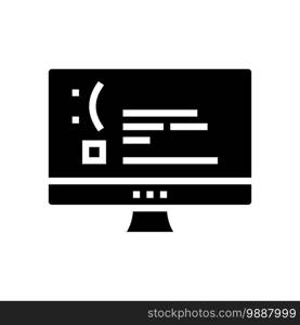 unworked internet web page glyph icon vector. unworked internet web page sign. isolated contour symbol black illustration. unworked internet web page glyph icon vector illustration