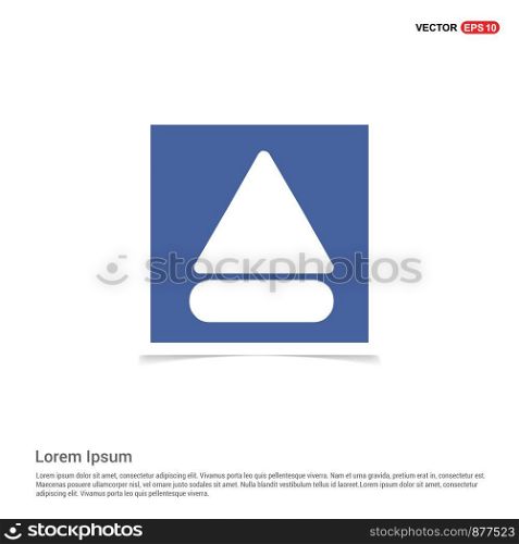 Up arrow icon - Blue photo Frame