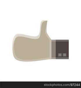 Up icon thumbs like finger vector hand ok symbol sign yes success good