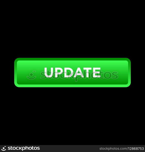 update button website vector template