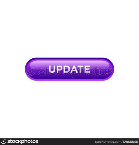update button website vector template