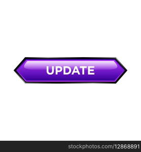 update button website vector template