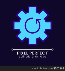 Update pixel perfect RGB color icon for dark theme. Settings adjustment. Application version. Download program. Simple filled line drawing on night mode background. Editable stroke. Poppins font used. Update pixel perfect RGB color icon for dark theme