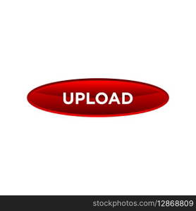 upload button website vector template