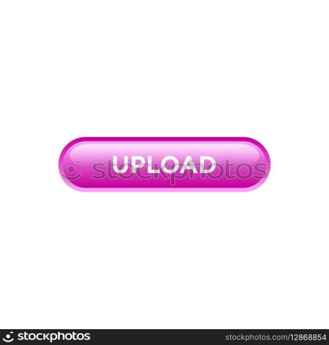upload button website vector template