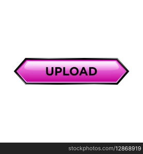 upload button website vector template