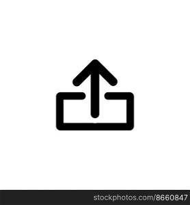 upload icon vector illustration logo design