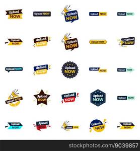 Upload Now Bundle 25 Fully Editable Vector Designs for Marketing Professionals